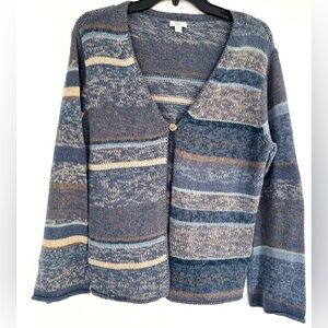 J. Jill Striped Cardigan